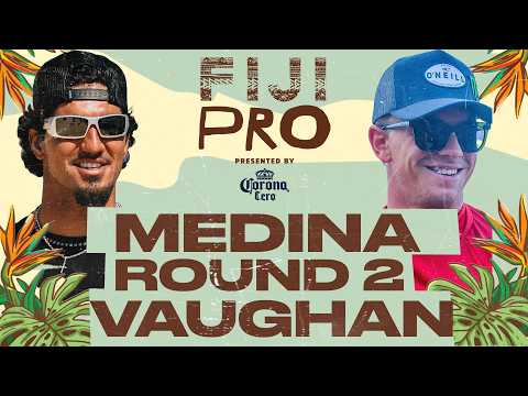 Gabriel Medina vs Joel Vaughan | Fiji Pro presented by Corona Cero 2026 - Round 2