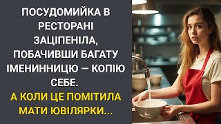 видео: Посудомийка в ресторані оторопіла, побачивши іменинницю копію себе… А коли це помітила мати ювілярки картинка: Посудомийка в ресторані оторопіла, побачивши іменинницю копію себе… А коли це помітила мати ювілярки