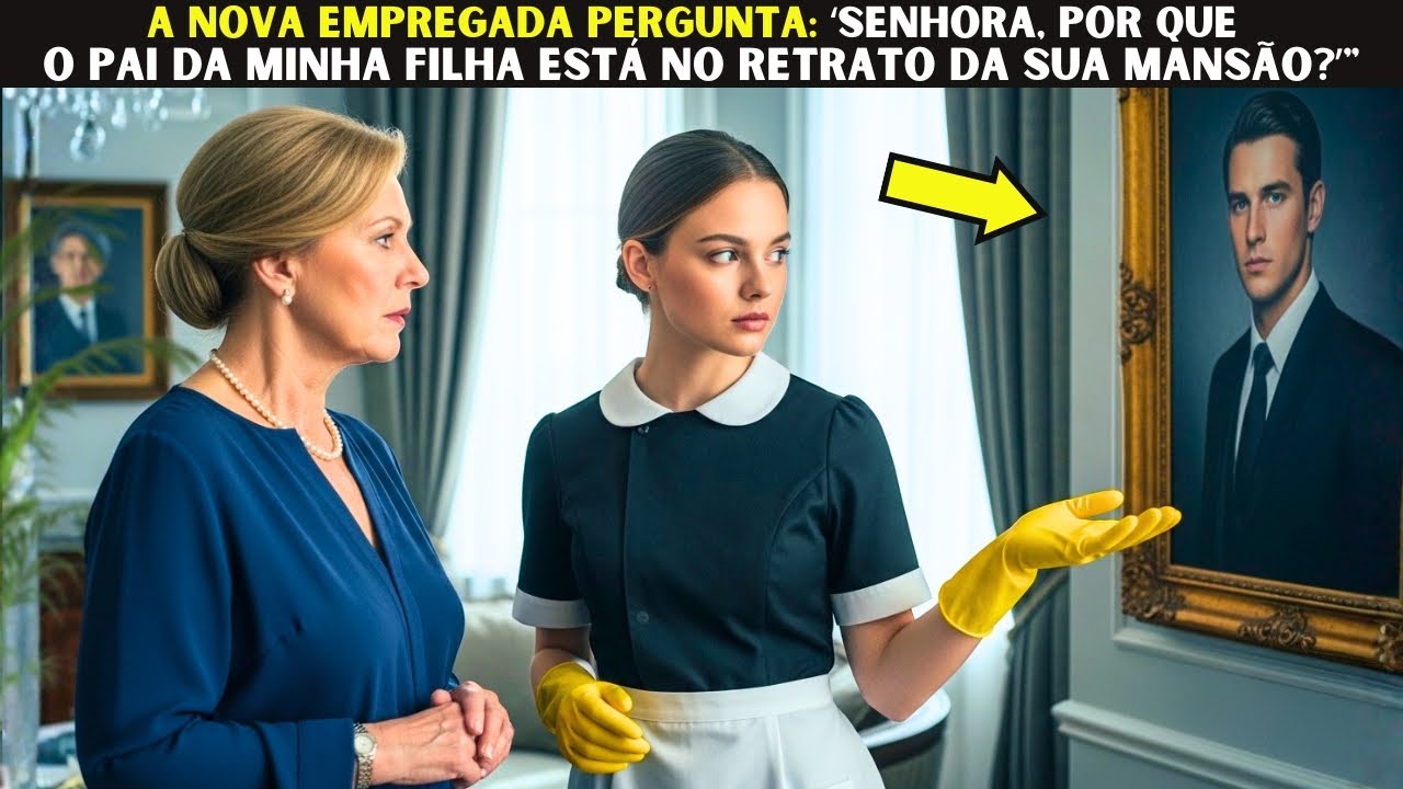 A nova empregada pergunta ‘Senhora, por que o pai da minha filha está no retrato da sua mansão’