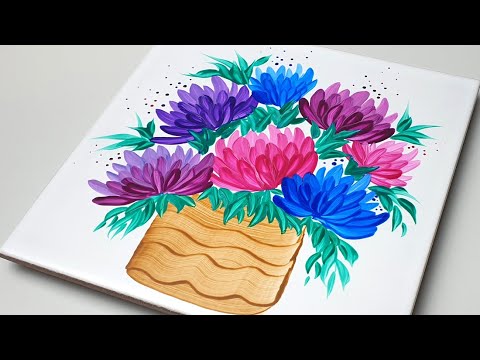 620 How To Paint Flowers Easy Acrylic Painting Techniques For Hqdefault