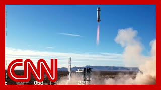 Blue Origin rocket launches Michael Strahan to space