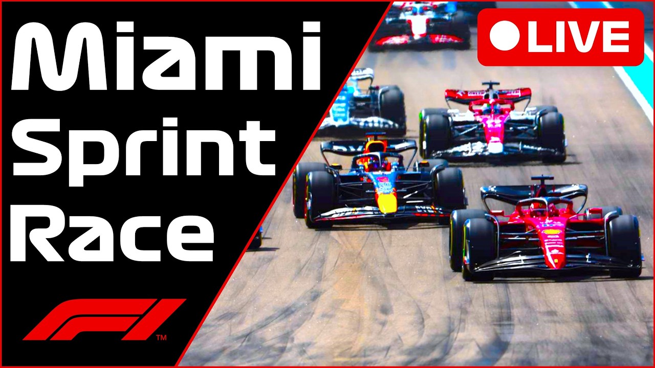 🔴F1 LIVE - MIAMI GP SPRINT RACE - Commentary + Live Timing - YouTube