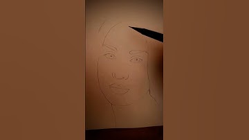 Creating a portrait with little  technique 1 of 3. #renaissancewoman #art #drawingtechniques #drama