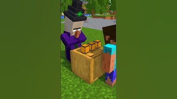 HELP Herobrine Find the Diamond (Bones - Imagine Dragons) #herobrine #bones #minecraft #shorts