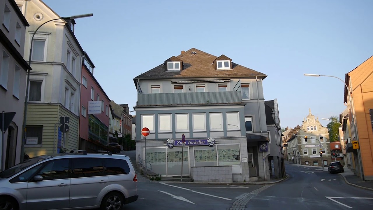 D: Münchberg. Oberfranken. Eindrücke aus der Innenstadt. Mai 2018