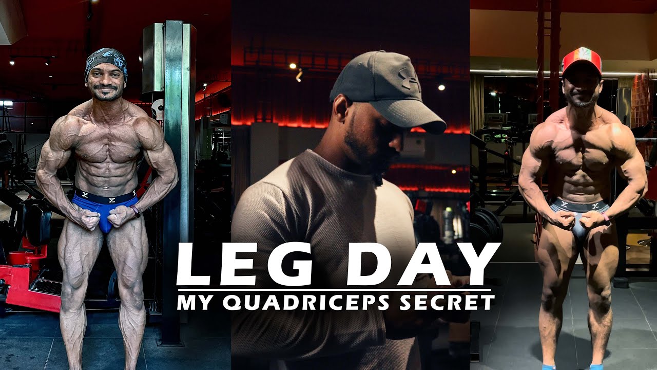 Leg day Vlog| My Quadriceps Secret. Warning ❗️ Beginners don’t try.