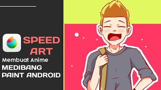 Membuat Anime di Medibang Paint Android | Speed Art screenshot 1