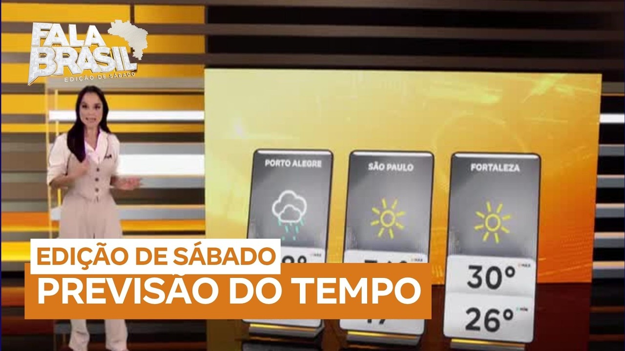 Confira a previsão do tempo para o fim de semana em todo o Brasil