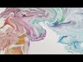 (426.5) My new favorite acrylic pouring technique for colorful fluid paintings