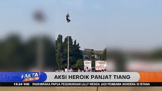 Aksi Heroik Panjat Tiang Saat Upacara Peringatan HUT RI Ke 78 - Fakta Terkini