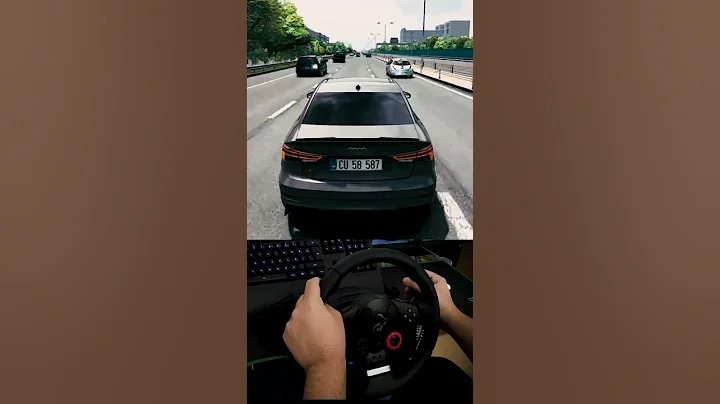 Assetto Corsa | AUDİ RS3 2020 | Logitech Driving Force GT | Cut Up No Hesi     #shorts