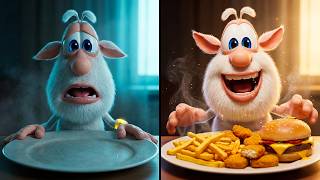 بوبا 😋 جائع أم شبعان؟ 😩 رسوم متحركة للأطفال