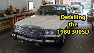 Detailing the 1980 Mercedes 300SD