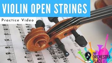 Violin Open Strings Practice Video