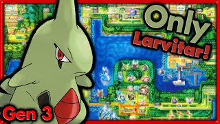 Can I Beat Pokemon Fire Red with ONLY Larvitar? 🔴 Pokemon Challenges ► NO ITEMS IN BATTLE