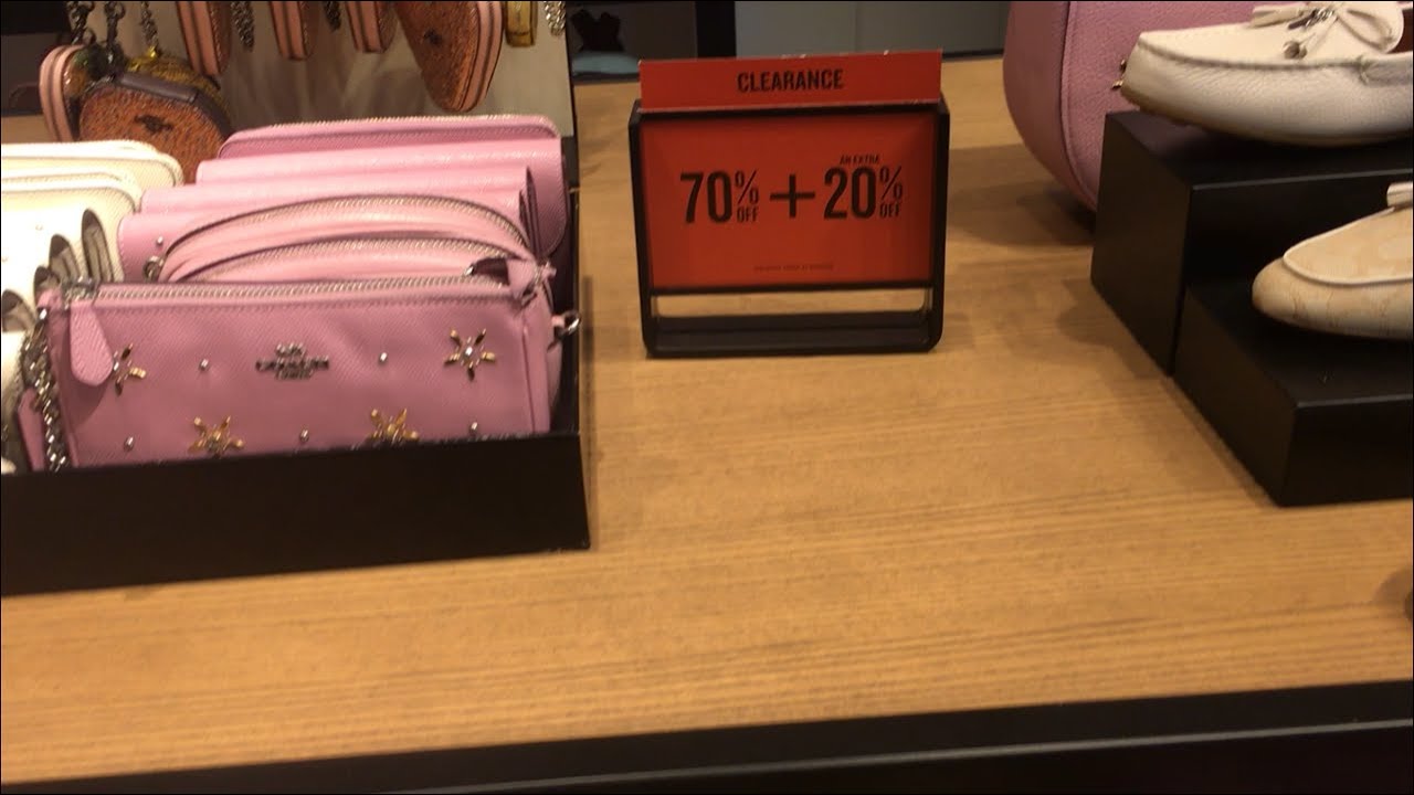 Coach Outlet 70% Off + 20% Off These Clearance Items - YouTube