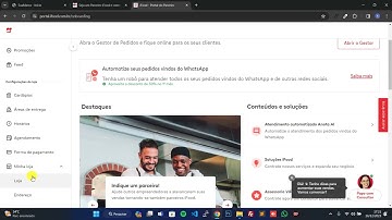 24-CONECTANDO SUA LOJA DO IFOOD COM O WIDGET - LOJISTA (SISTEMA CATÁLOGO E CARDAPIO