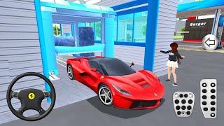 New Gas Station Sport Car LaFerrari | #3 - 3D Driving Class 2024 - best Android gameplay