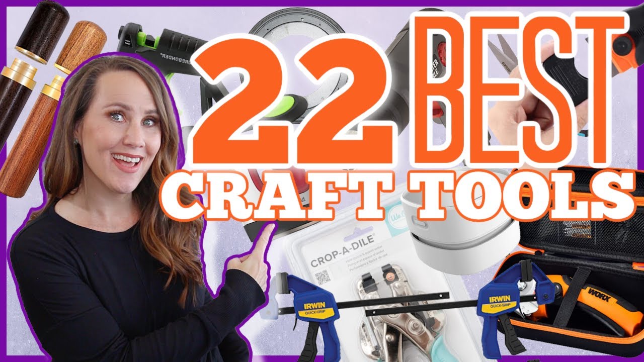 MUST HAVES* MY TOP FAVORITE Craft TOOLS & SUPPLIES To Make PROFESSIONAL  Quality DIYs! Crafting 2022 