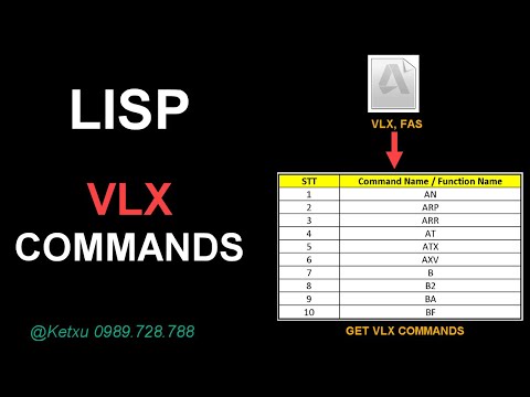 🔰 [LISP] Find VLX commands ? - Tìm tên lệnh trong file VLX ⚜️