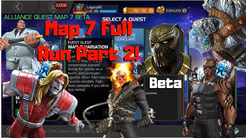 Map 7 Full Run Part 2! Omega Red/Ghost Rider/Blade 5/65! - Marvel Contest of Champions