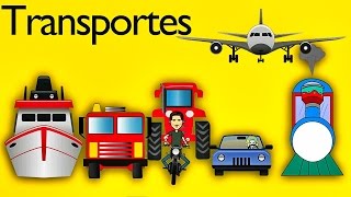 Video thumbnail of "La Canción De Los Transportes para Niños - Canciones Infantiles - Videos Educativos Lunacreciente"