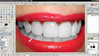 Whiten Teeth - GIMP 2.8 Tutorial screenshot 3