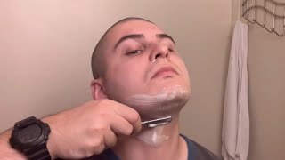 ASMR Cut Throat Razor Shave