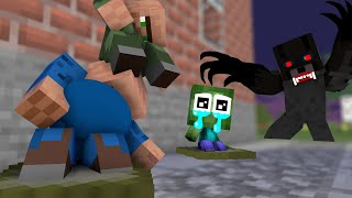Monster School : Baby Zombie was Homeless - Minecraft Animation
