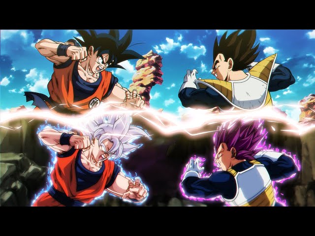 Goku vs Vegeta at EVERY Point in the Series class=