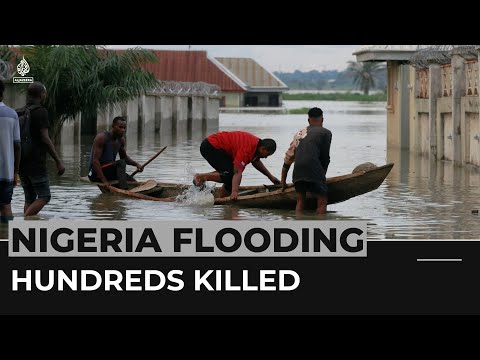 Nigeria floods kills more than 300 and submerges homes, roads