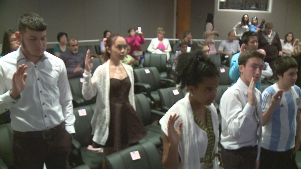 Special ceremony held for kids becoming citizens
