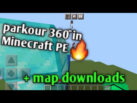 Epic parkour 360° + map downloads in Minecraft PE | Go - YouTube