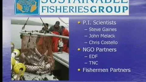 Profitability Can Drive Sustainable Fisheries by Chris Costello