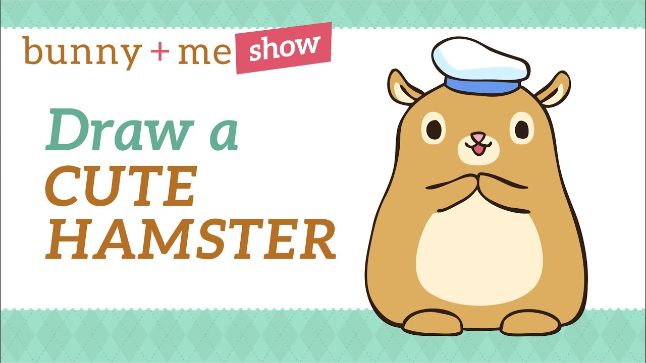 How to draw Hamster - Easy Drawing Tutorial for Beginners - YouTube