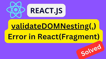 React JS Error Solved [2023]: ValidateDOMNesting Error in React #infysky #code #reactjs #laravel