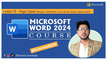 Lesson 13 – Page Layout in MS Word 2024 | Full Layout Tab Explained in Urdu / हिन्दी
