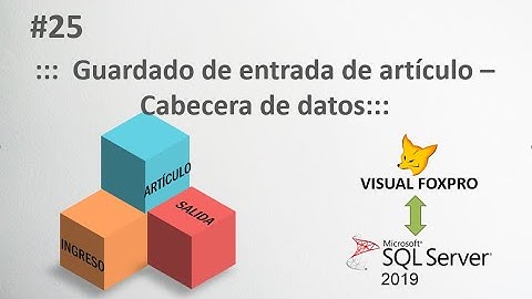 25 - Guardado de entrada de artículo - Cabecera de datos - Flujo Stock Artículos | VISUAL FOXPRO