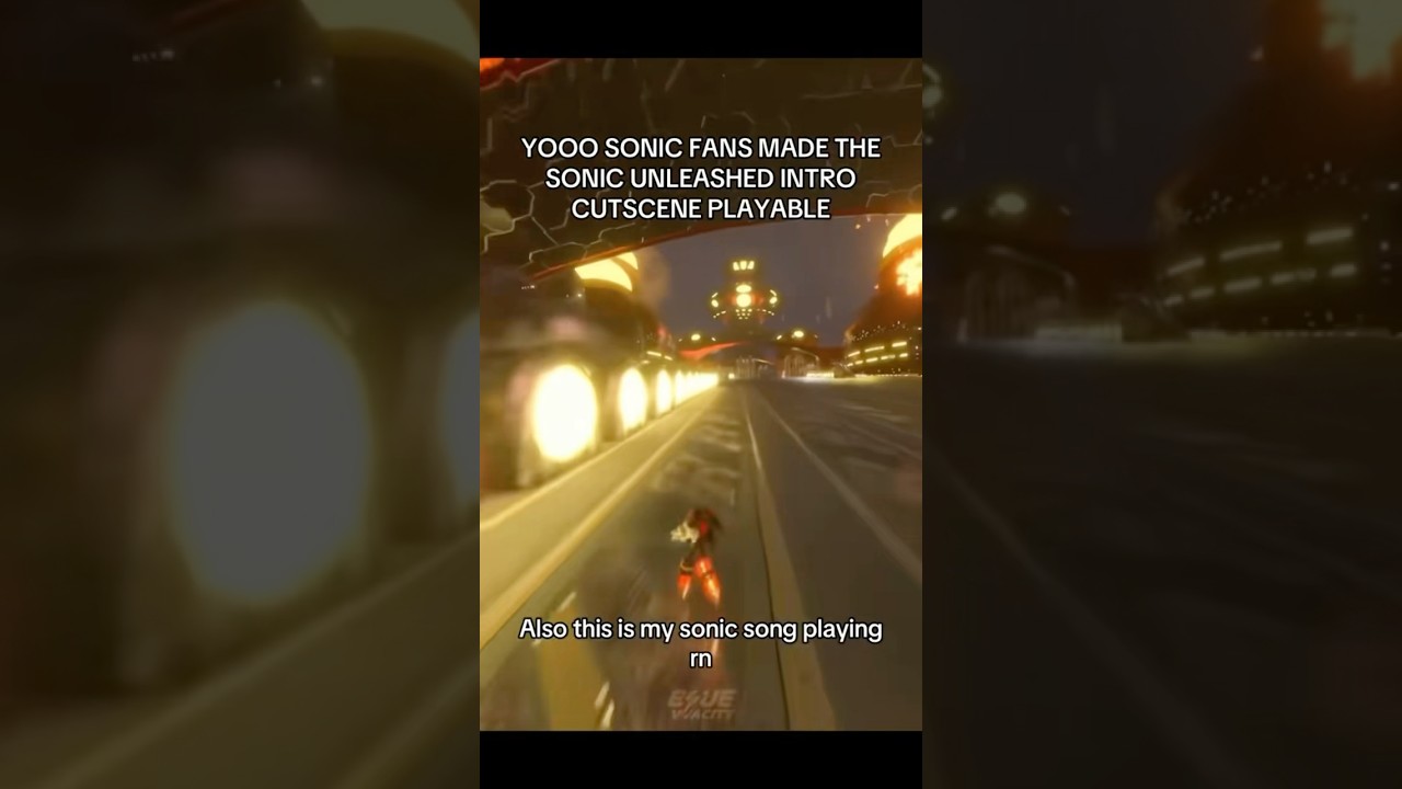 THEY MADE THE SONIC UNLEASHED INTRO PLAYABLE?