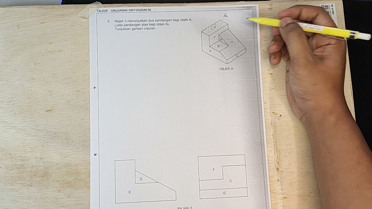 Lukisan Ortografik: Permukaan Condong