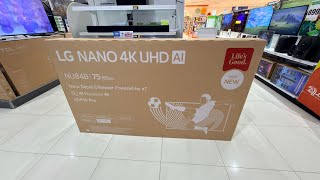 LG 75” NANO 4K AI Smart TV 2026 Unboxing 🔥 | 75NU840B6LA | 4K HDR | webOS 26 | Full Details 