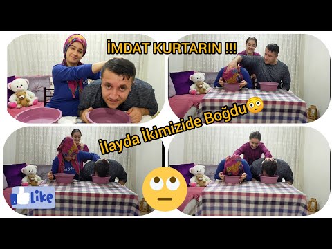 Annesi Ve Kızı Beni Boğdu 😳 !!! #Su #Challenge #Komedi #Eğlence #Aile #Ev #Video