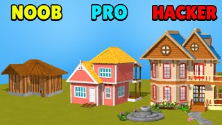 NOOB vs PRO vs HACKER - Idle Home Makeover screenshot 5