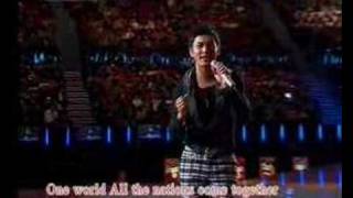 one world one dream sung by Huang Xiaoming