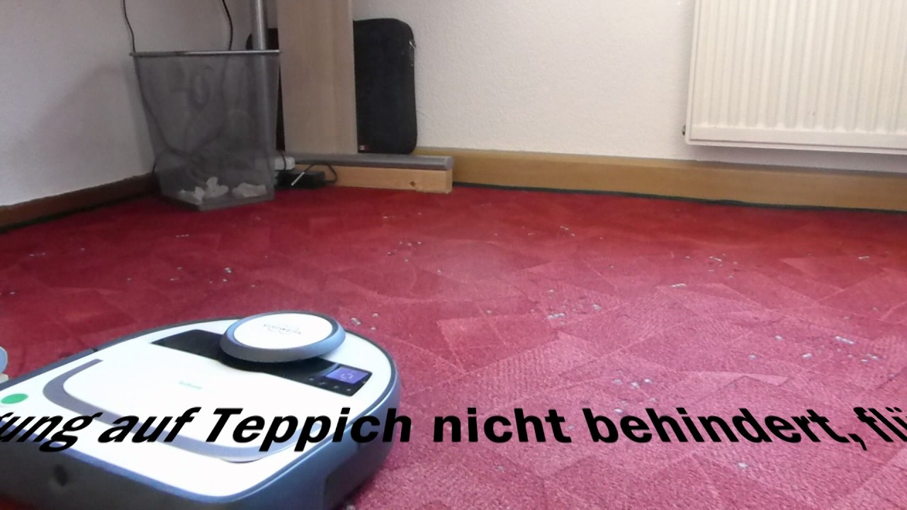 Produkttest Des Vorwerk Kobold Vr200 Saugroboter Teil 7 Teppich