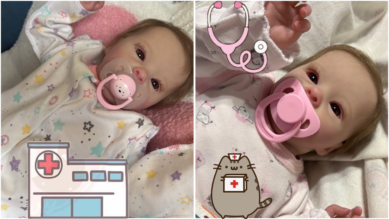 В роддоме с малышкой реборн! /ROLL PLAY