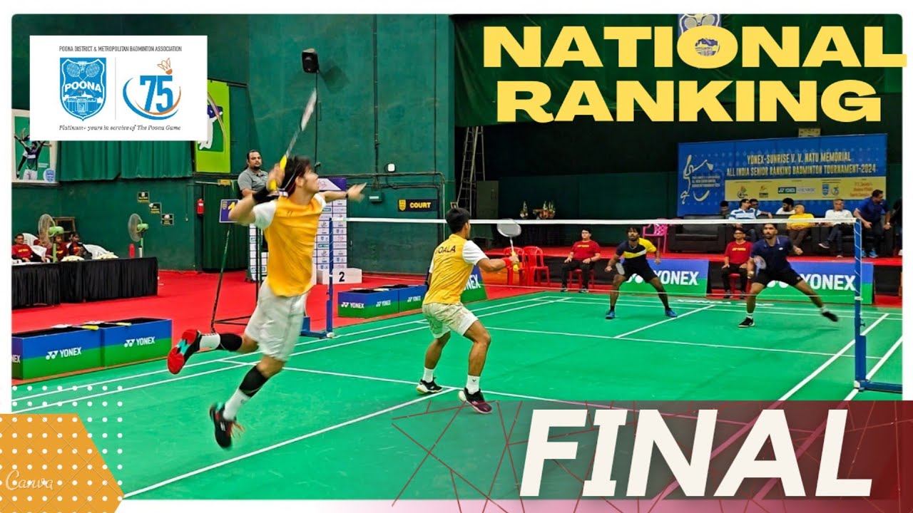 RAVIKRISHNA/AKSHAN SHETTY VS SURAJ GOALA/DHRUV RAWAT:VV NATU MEMORIAL ALL INDIA SENIOR RANKING PUNE