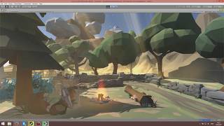 Unity 5 Speed Level Design - Low Poly Camp