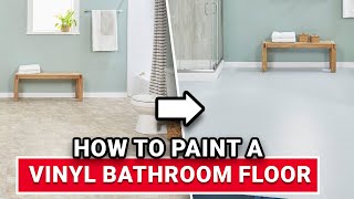 How To Paint A Linoleum  Bathroom Floor - Ace Hardware