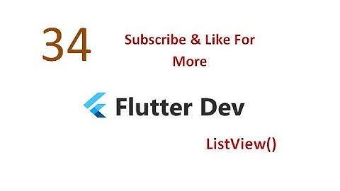 How to create the listView in flutter in hindi/urdu